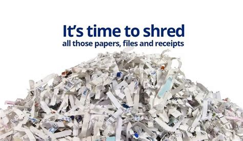recall paper shredding.